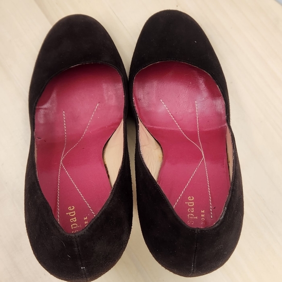 Kate Spade Womens chocolate brown "Kristen" Rounded Toe 7.5B - Picture 4 of 11